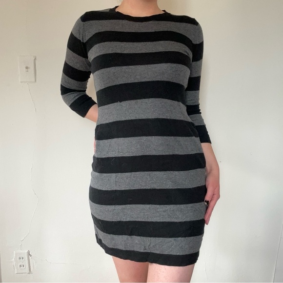Striped Long Sleeve Sweater Dress - Picture 5 of 7